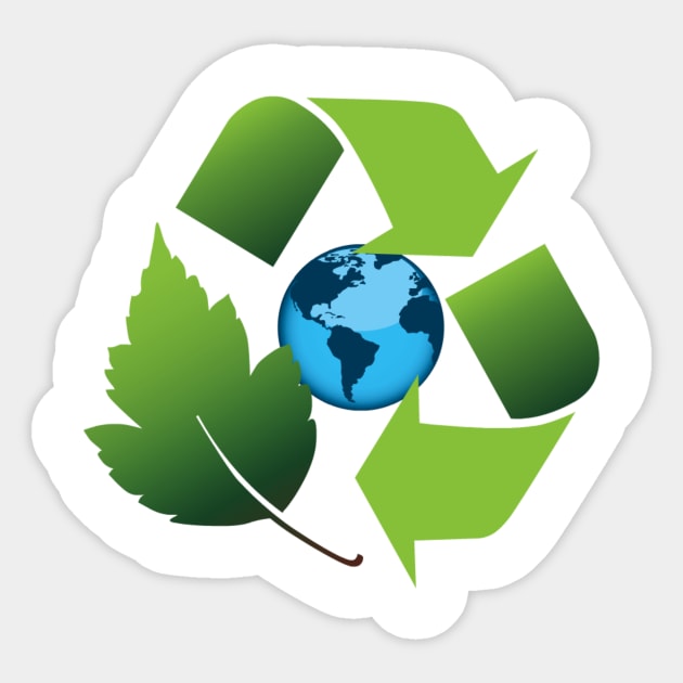 Recycle Go Green Sticker by swagmaven